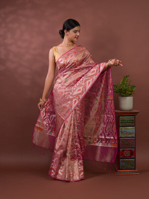 By New Tissue Silk Banarasi Style With Casual Wear Saree