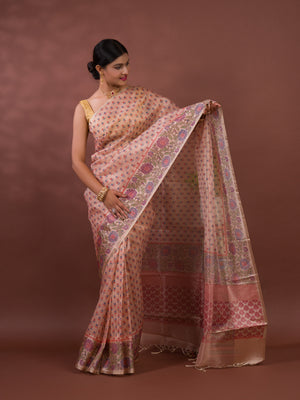 Cotton silk Printed Style Casual Wear Saree under 1500