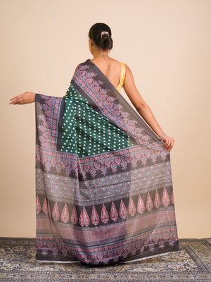 By Bandhani in Ajrakh Style With Office Wear Saree