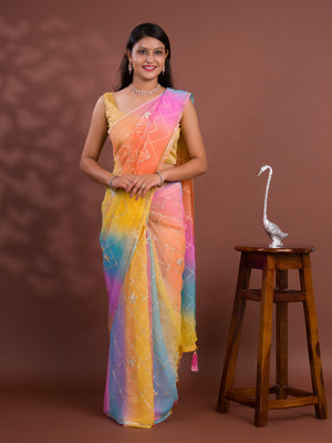 GotaPatti Work saree for party wear