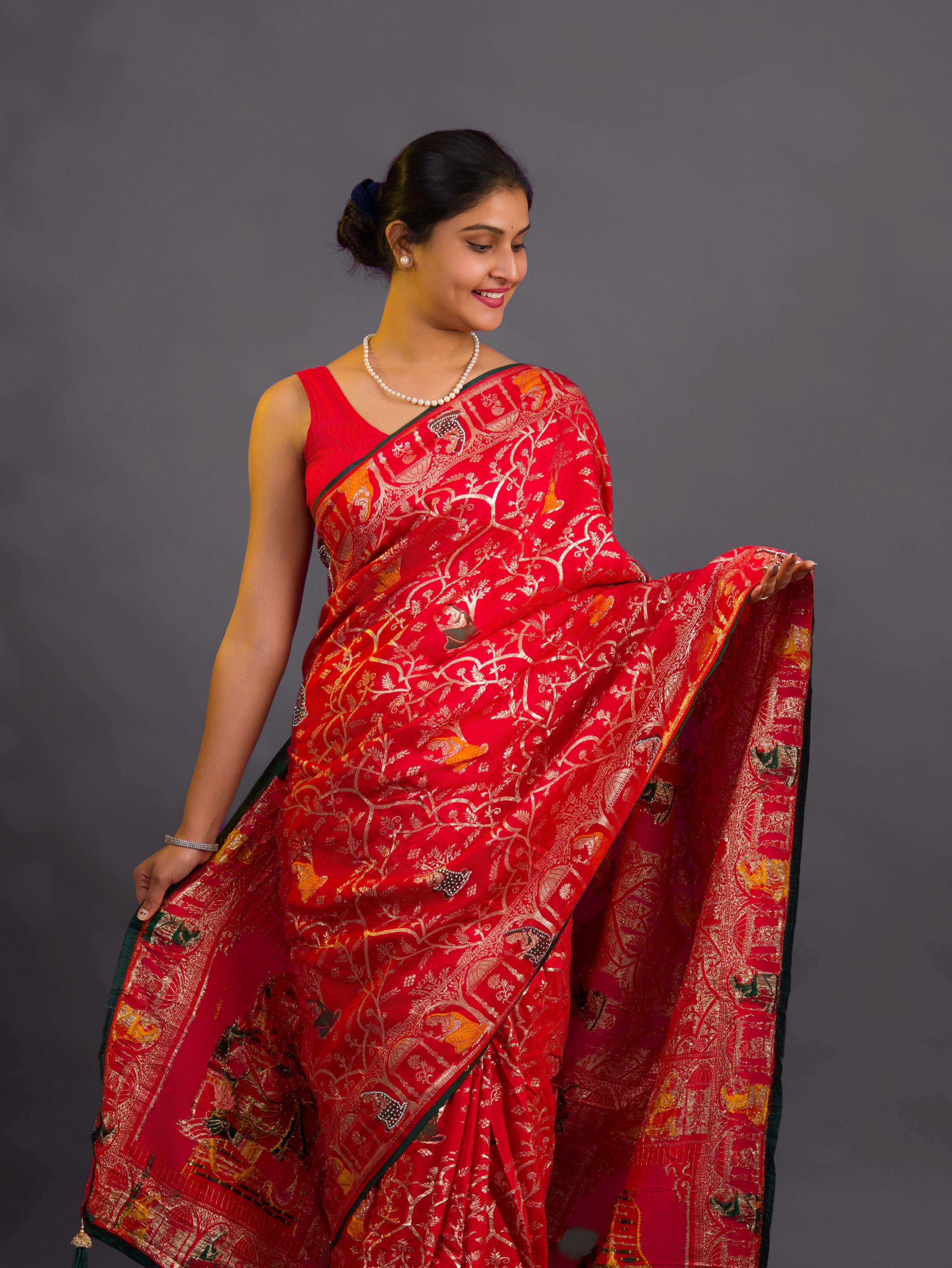 Tanmira New Exclusive Banarasi Work Dola Silk Saree Collection PDM