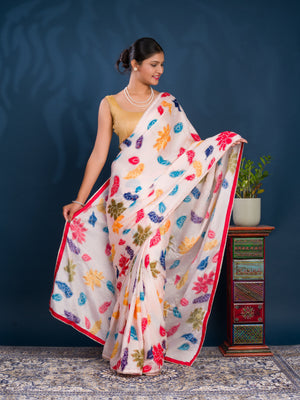 By Bandhani Saree With Party wear