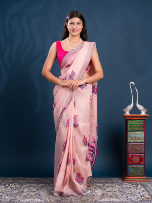 By Kanchi Linen South Indian Saree