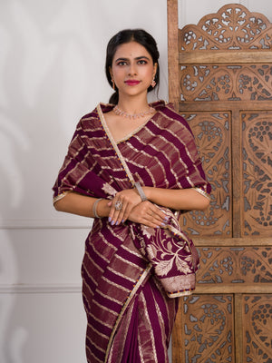 By Banarasi Saree With Festive Wear