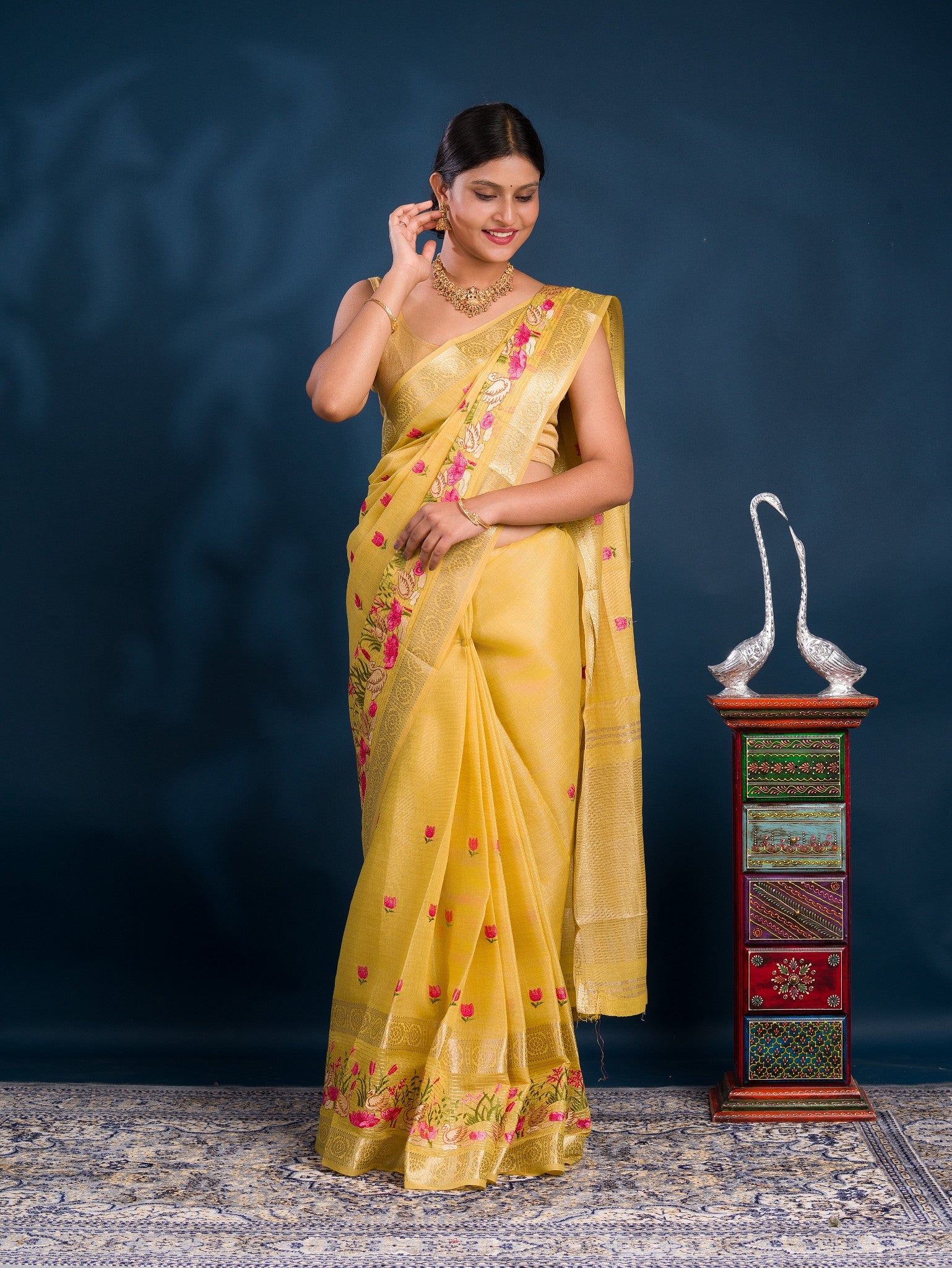 By Mahajani Saree With Festive Wear