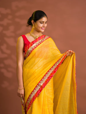 By Banarasi Saree With Festive Wear