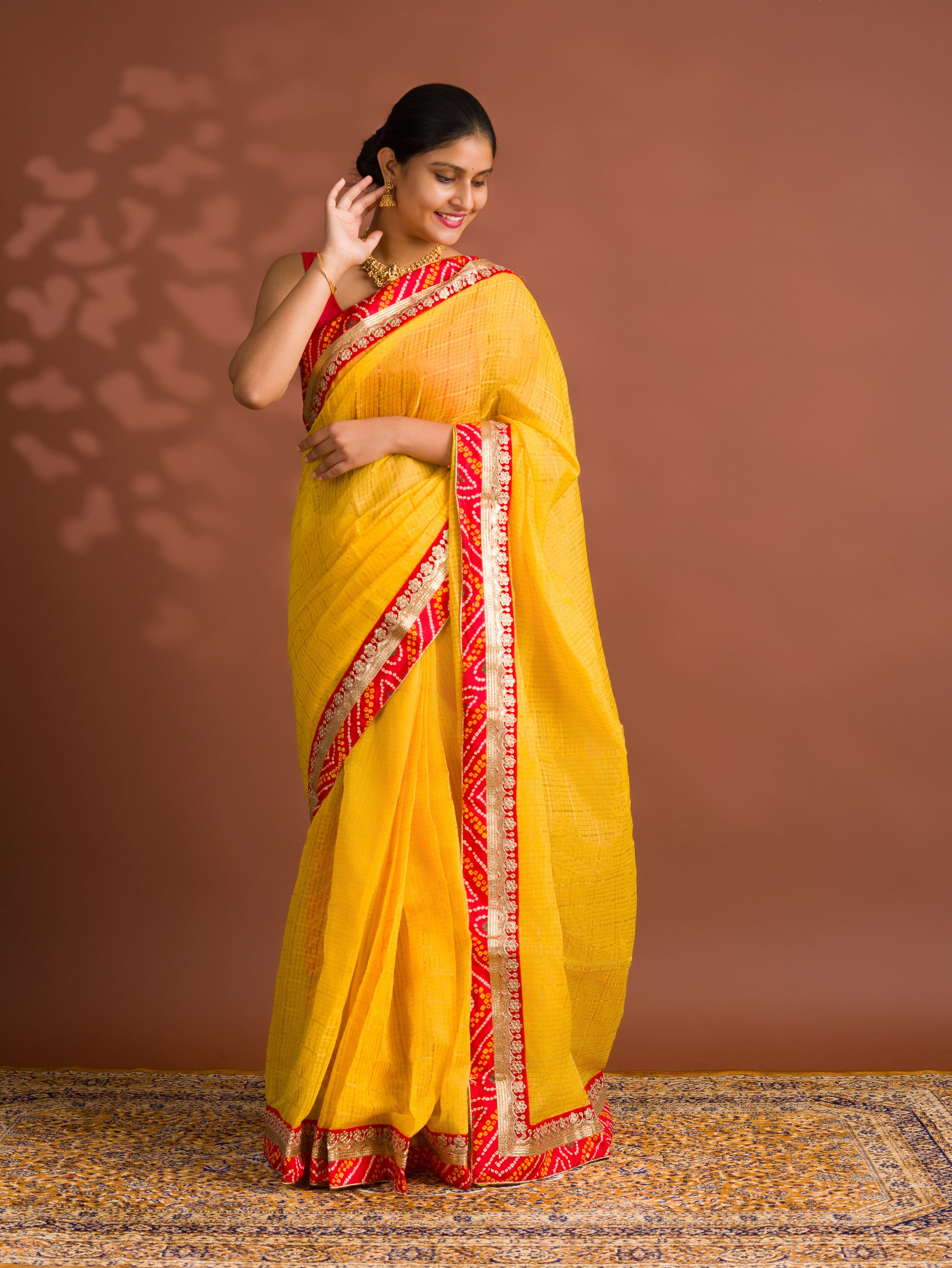 By Banarasi Saree With Festive Wear