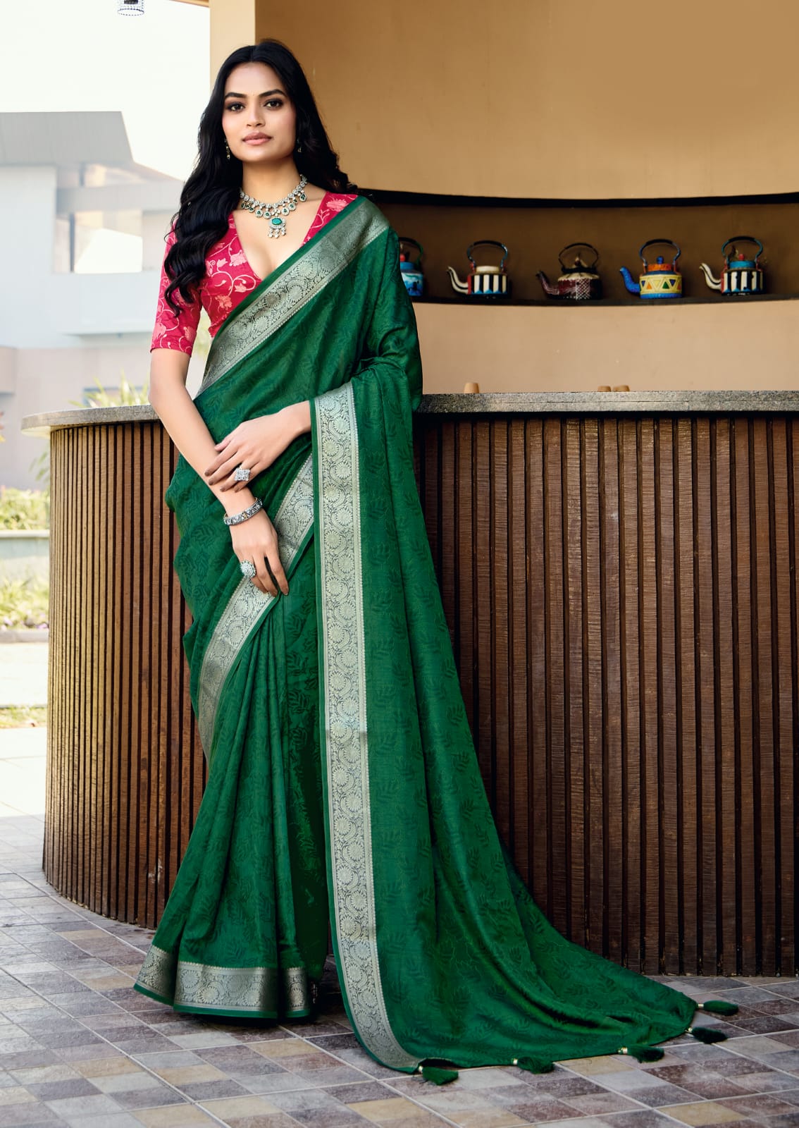 Tanmira Dola Silk Saree With Bollywood Style STR