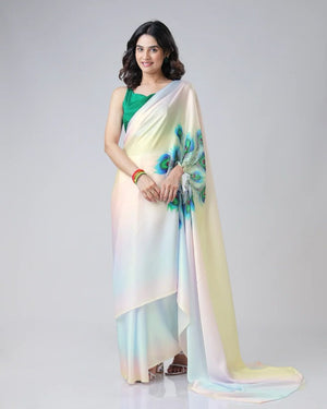 Bollywood Party Wear Saree in Silk Fabric under 1500