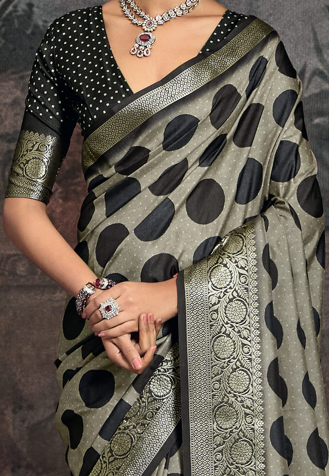 Tanmira New Munga Silk Printed Style With Zari Weaving Border Work Saree STR