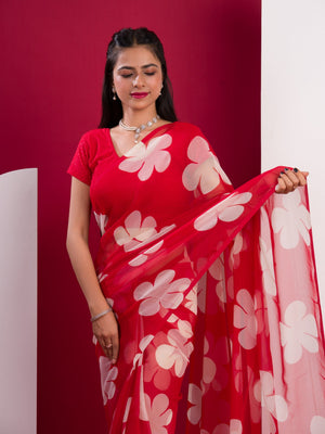 Printed saree for casual wear