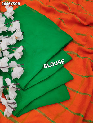 By New Chiffon Leheriya Style With Casual Wear Saree