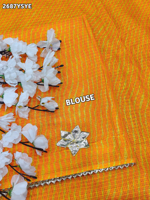 Leheriya Style With Gotapatti Work Saree uner 2000
