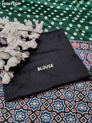 By Bandhani in Ajrakh Style With Office Wear Saree