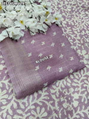 By Printed Style With Zari border