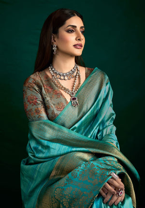 By Banarasi Saree With Casual wear