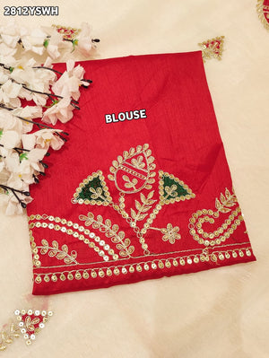 By Jaipuri Saree With Festive Wear
