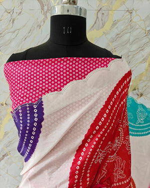 By Bandhani Saree