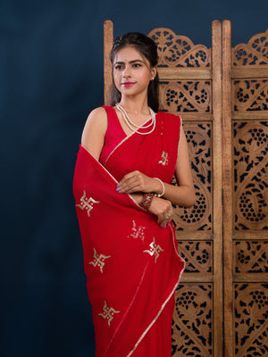 By Traditional Saree