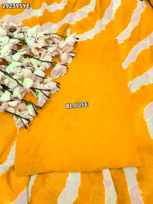 By Leheriya Saree With Casual Wear