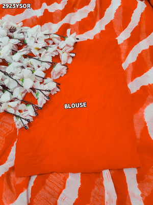 By Leheriya Saree With Casual Wear