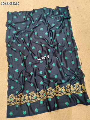 By Leheriya Chinon Silk Saree with Gotapatti Work