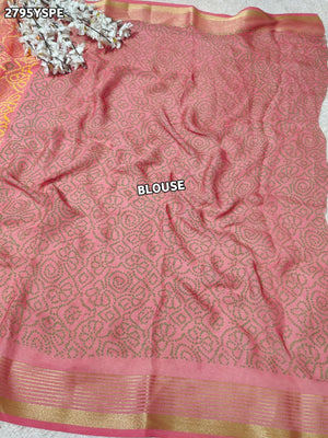 Buy Casual Style Chiffon Saree Tanmira Image 7