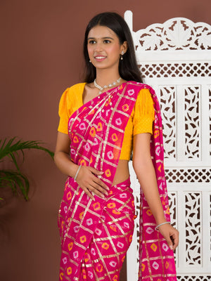 A party wear saree in ani colour
