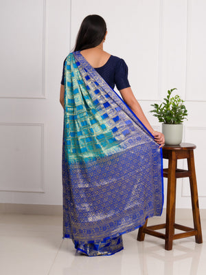 By Banarasi Saree With Festivel Wear