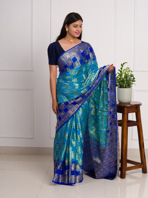 By Banarasi Saree With Festivel Wear
