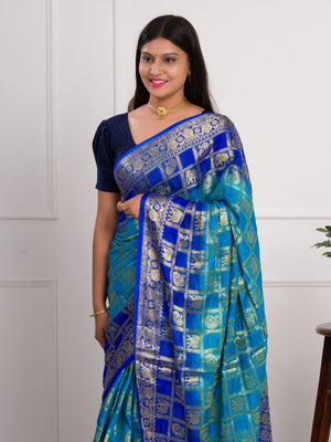By Banarasi Saree With Festivel Wear