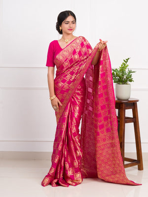 By Banarasi Saree With Festivel Wear