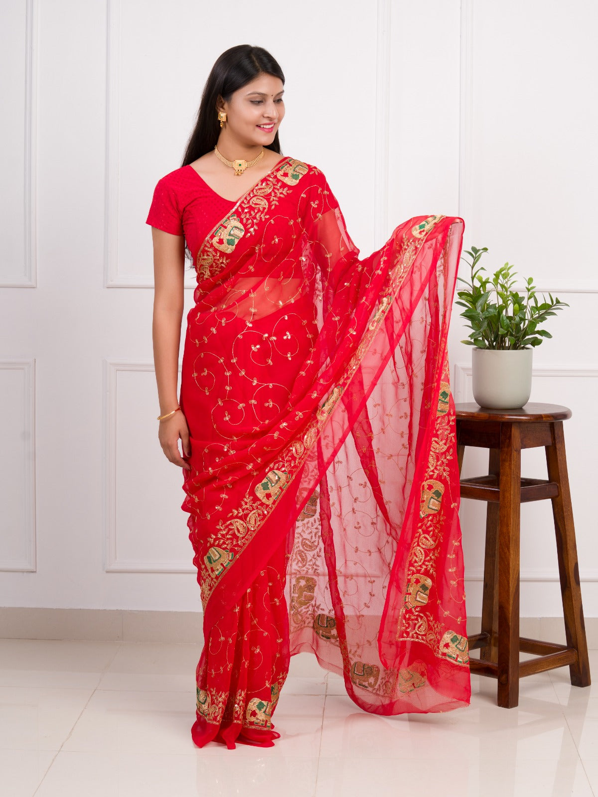 Tanmira Special Classic Traditional Saree in Soft Georgette Fabric JAY
