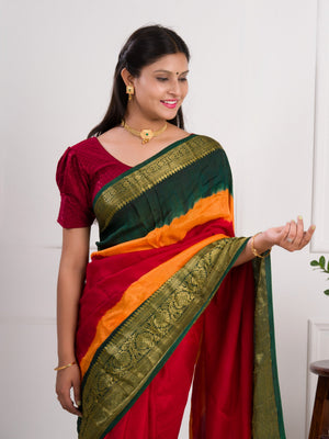 silk Zari weaving Work Saree under 2000