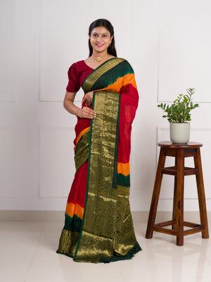 silk Zari weaving Work Saree under 2000