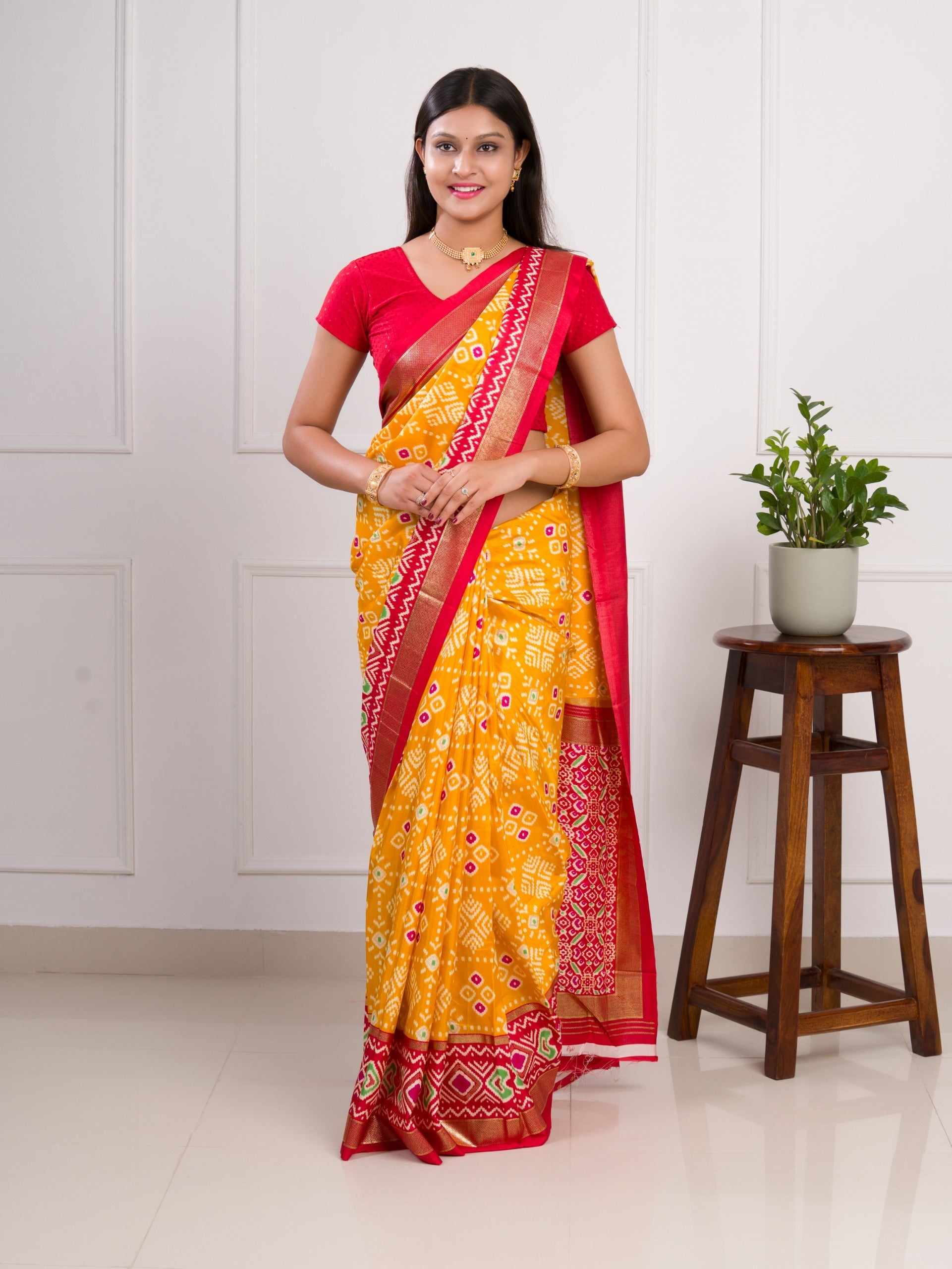 Tanmira New Pashmina Cotton Silk Printed Saree SWA