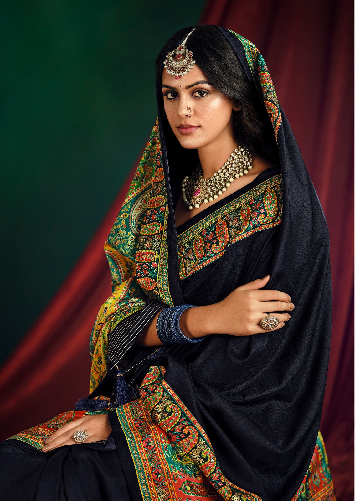 By Position Print Saree