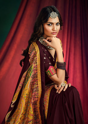 By Position Print Saree