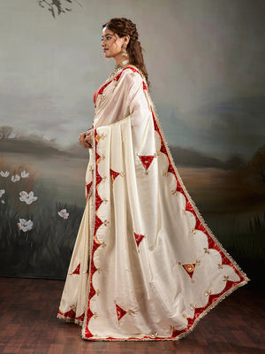 Buy Designer Style Saree With  GotaPatti Work Tanmira