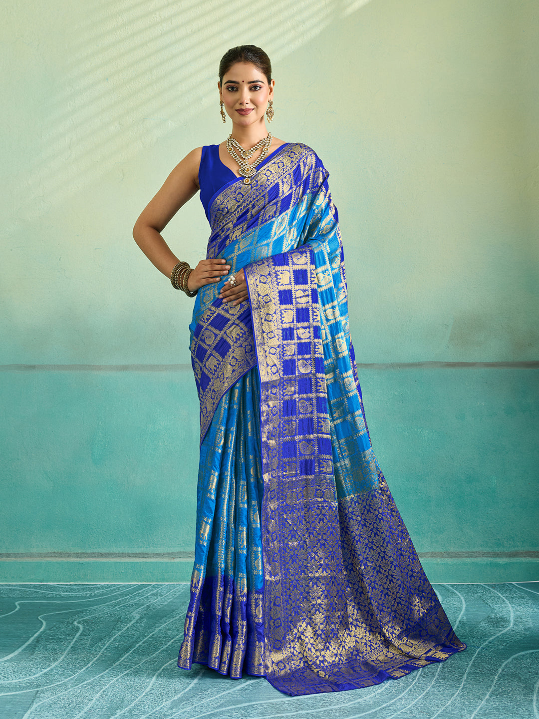 Tanmira  New Special Art silk Banarasi Style With Zari weaving Work Saree Tanmira
