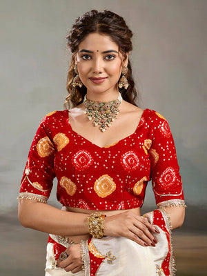Buy Designer Style Saree With  GotaPatti Work Tanmira