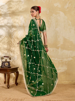 Buy Georgette Saree with Gota patti Work Tanmira