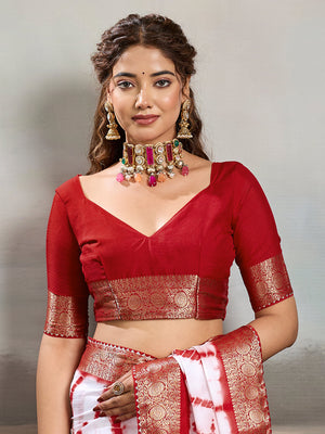 Buy Chiffon Faag Style Saree Whgit Gotapatti Work  Tanmira 