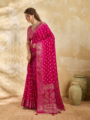 Buy New Elegant Bandhani Saree With Festive Wear Tanmira