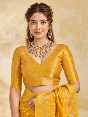 Buy New Elegant Bandhani Saree With Festive Wear Tanmira