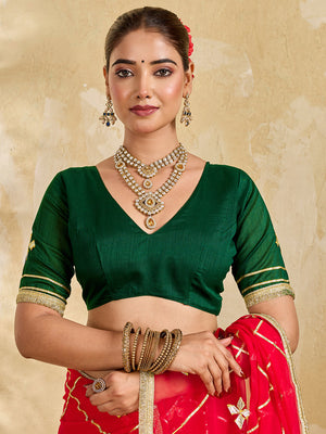 Buy Chiffon Saree Traditional Style With Gota patti Work Tanmira
