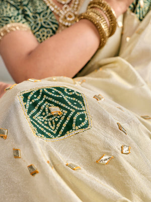 Buy Designer Style Saree With  GotaPatti Work Tanmira