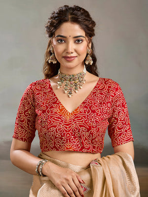 Buy Traditional Banarasi Style Saree Tanmira