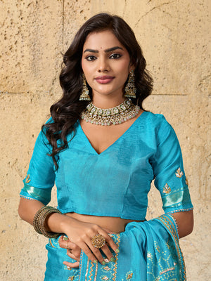 Buy Bandhani with Kachha Gota Patti Glow Modal Silk Saree Tanmira