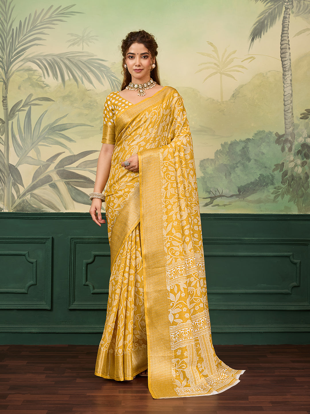Tanmira  New Stylish Cotton Silk Saree with Rich Zari Border STL